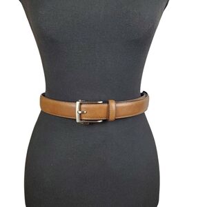 Click-Through Closure Tan Belt Size L